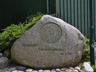 Stein "Glüsinger Sonnenscheibe"