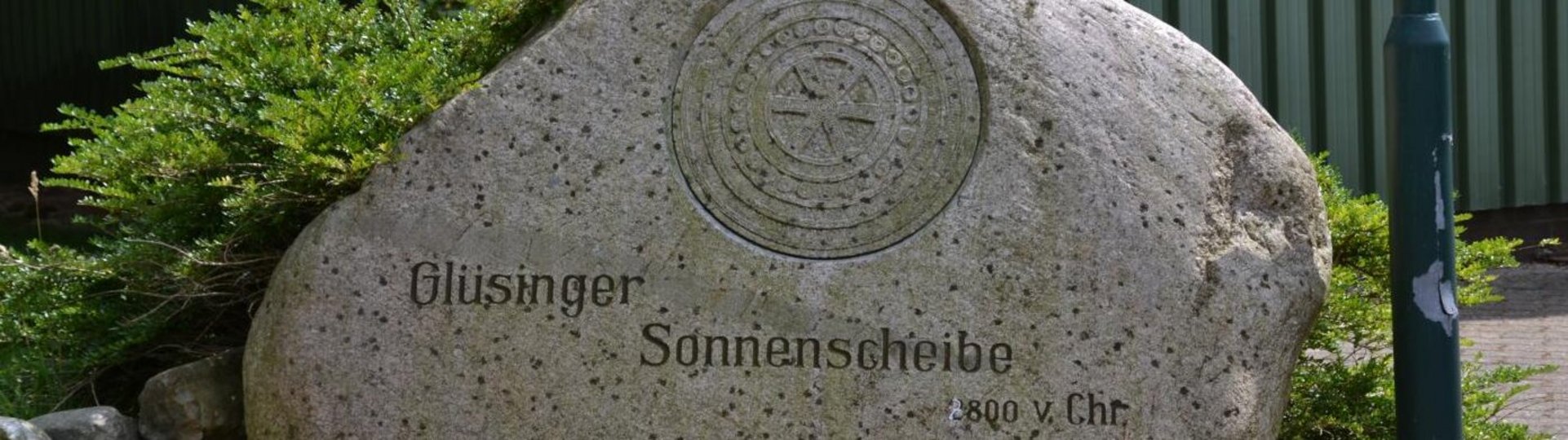 Stein "Glüsinger Sonnenscheibe"